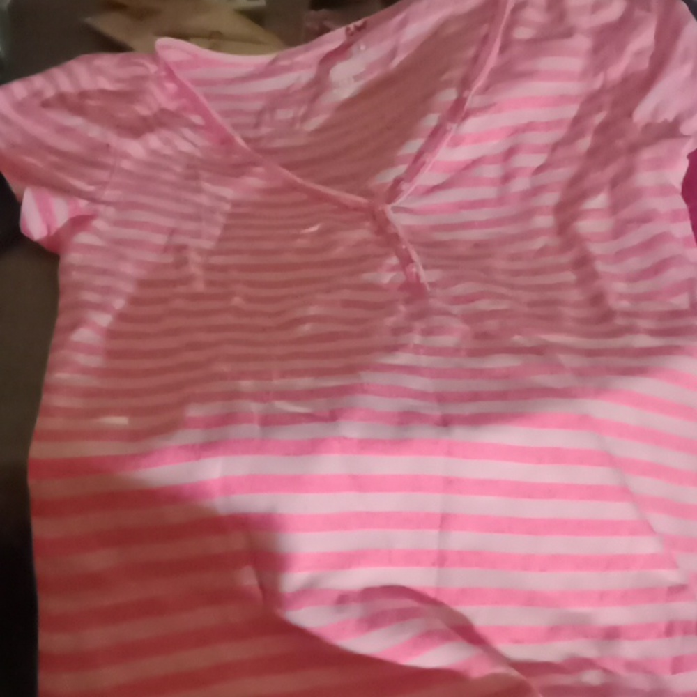 Strip blouse ladies large perfect is brand